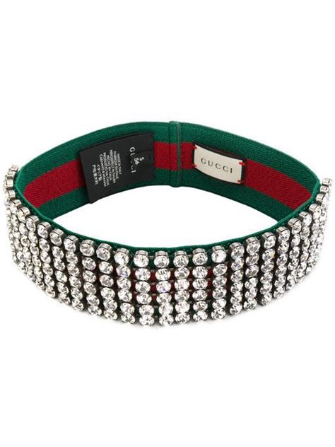 gucci headband diamonds